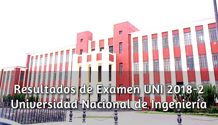 Resulatdos de Examen UNI 2018-2