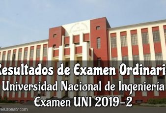 Resultados y Puntajes Examen UNI 2019