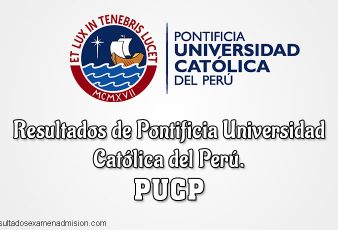 Resultados examen admisión PUCP